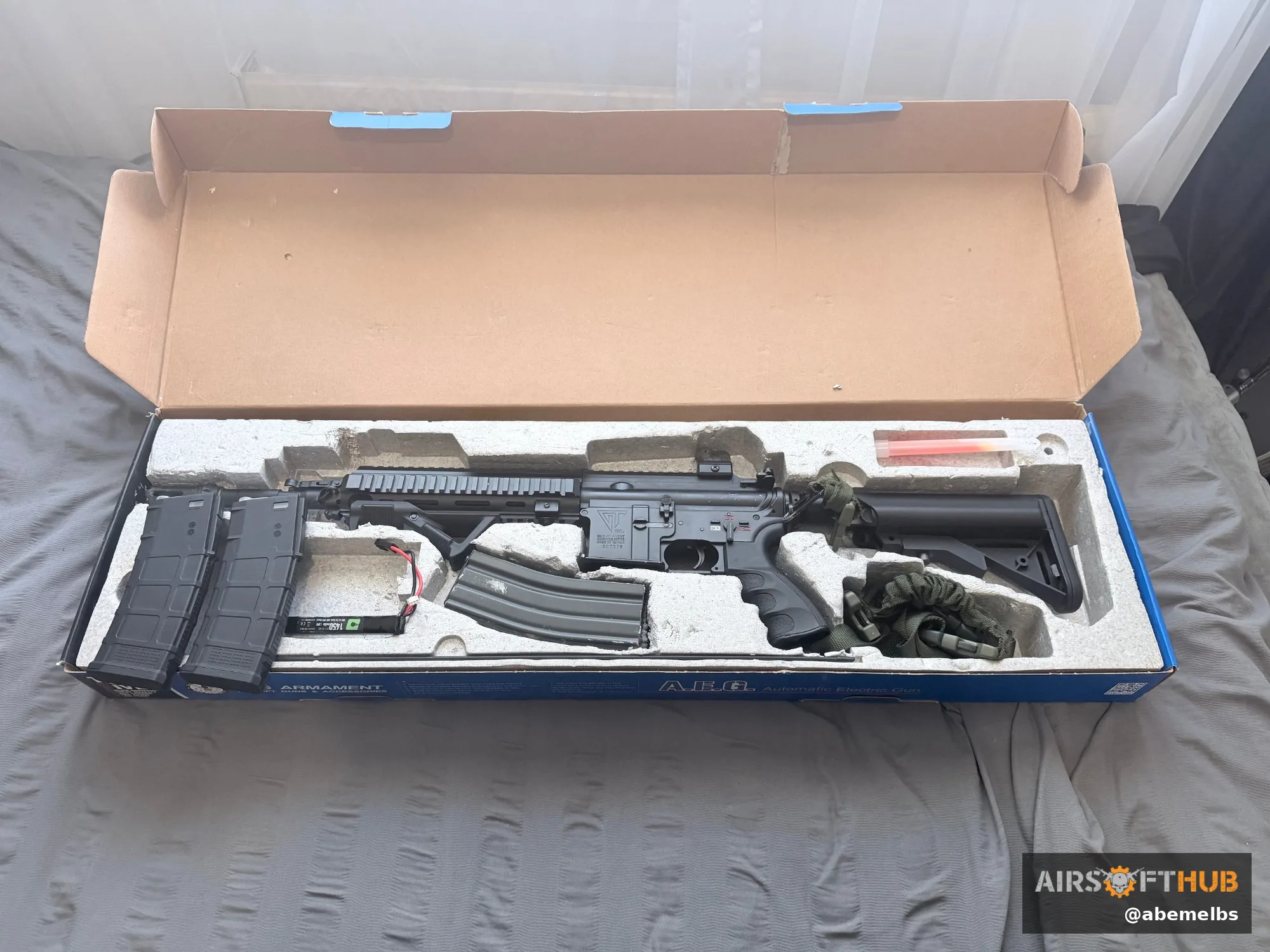 G&G Top Tech TR4-18 (HK416) EBB AEG – Excellent Condition - used airsoft equipment