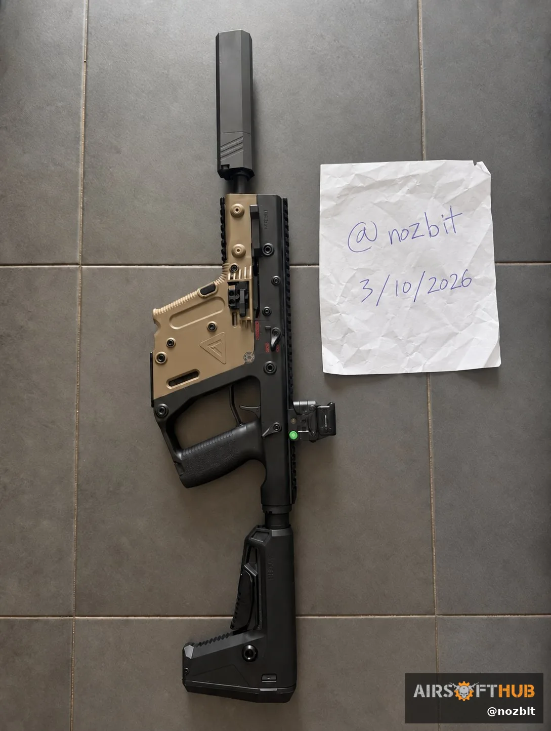 Krytac KRISS Vector - used airsoft equipment