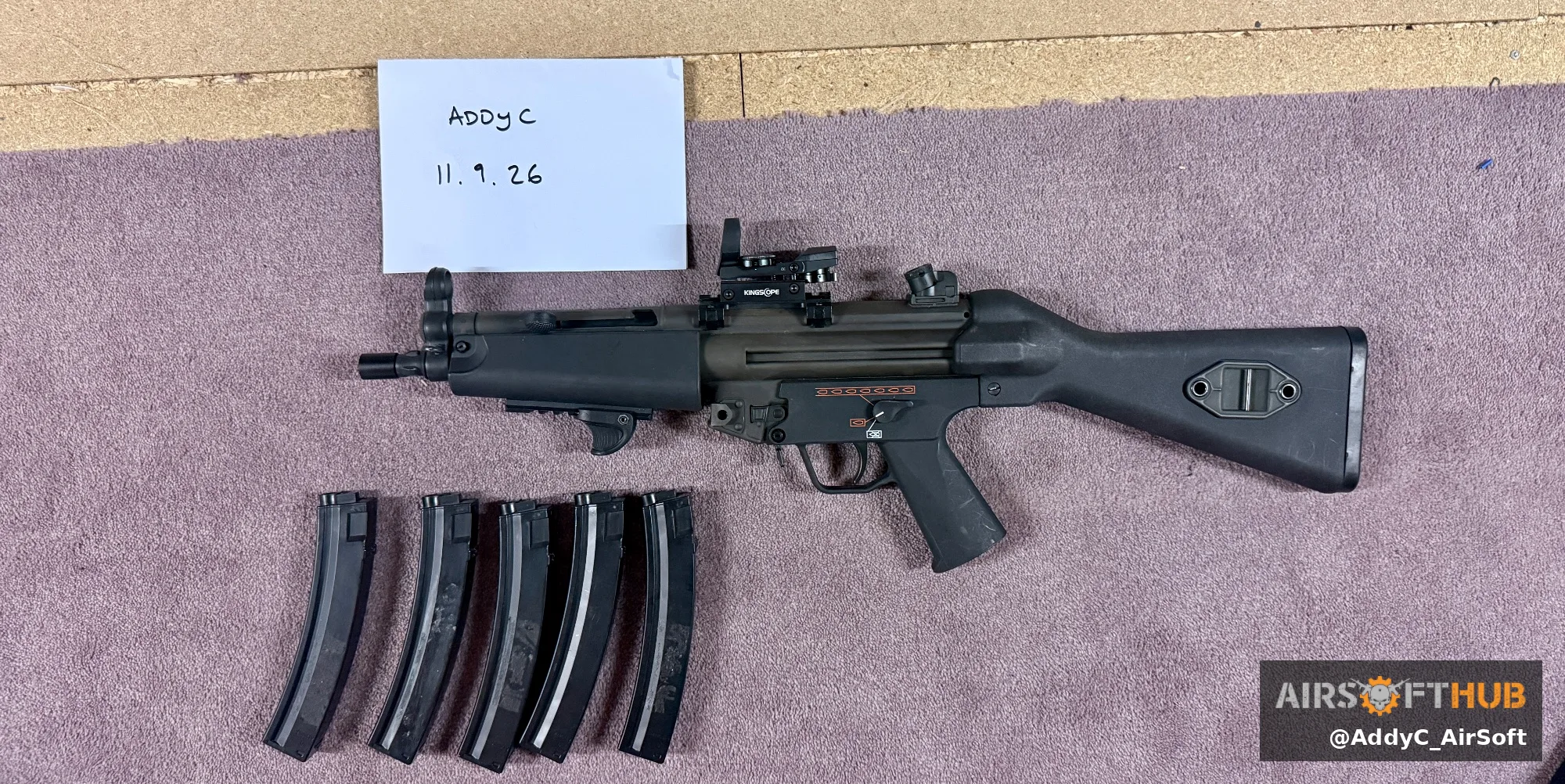 Bolt MP5 B.R.S.S - used airsoft equipment