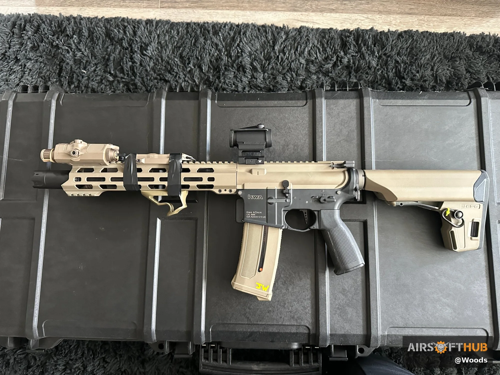 KWA Ronin T10 AEG 3.0 SPECIAL EDITION + CASE - used airsoft equipment